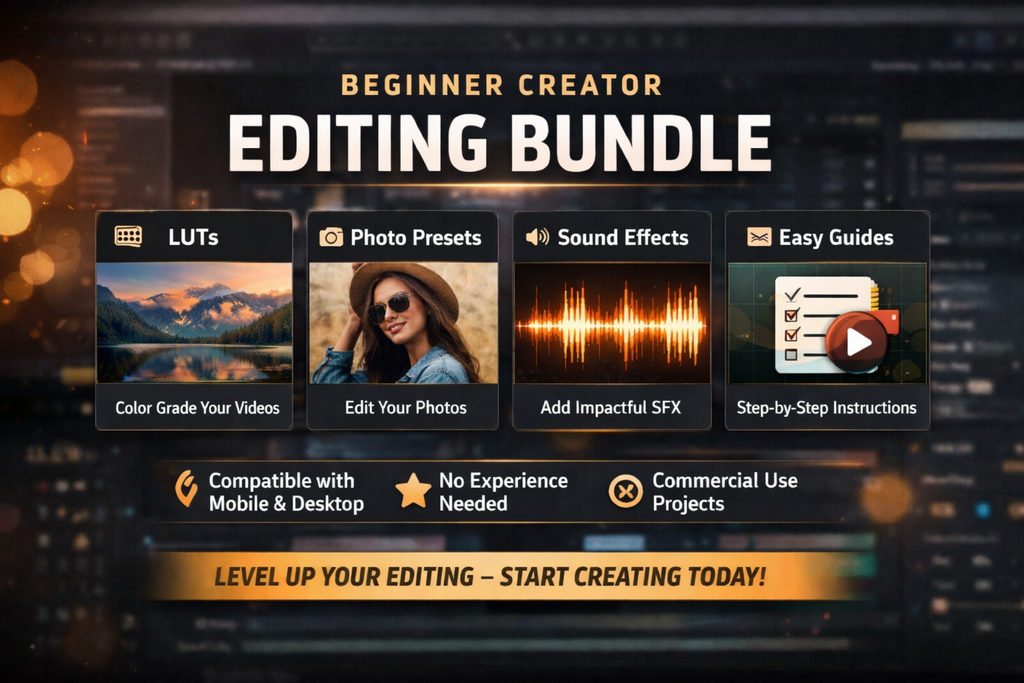 Beginner Creator Editing Toolkit